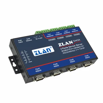 

Four serial server, 4 serial server, serial server 4, device networking, ZLAN5443A