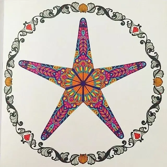 Online Shop Lost Ocean An Inky Treasure Hunt And Coloring Book Adult Children Stress Relivers Graffiti Painting Drawing Books Secret Garden