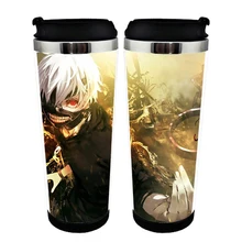 HEIßER VERKAUF Tokyo ghouls Modelle Doppelte Isolierung Kunststoff Edelstahl Becher Kaffeetasse Raum Tasse