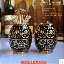 Роскошный цветами металла автоматическая зубочистка holdertoothpick dispenser desk acessorio para casa портативный держатель для зубочисток YQT003