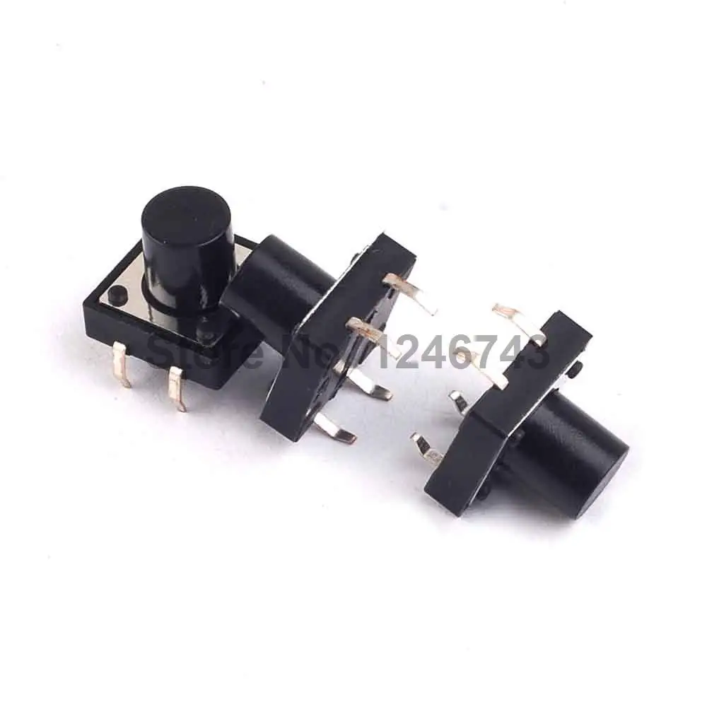 

50PCS 12*12*10mm Push Button Switch Micro Switch Tact Switch
