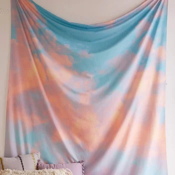 

Summer Beach Towels Modern Style Landscape Tapestry Portable Hanging Blanket Tablecloth Home Decoration Tapestry 145*200cm