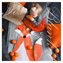 Новое детское одеяло с рисунком лисы, Пеленальное полотенце для новорожденных, банное полотенце, детское мягкое теплое шерстяное одеяло для сна, Пеленальное постельное белье, пляжное полотенце s