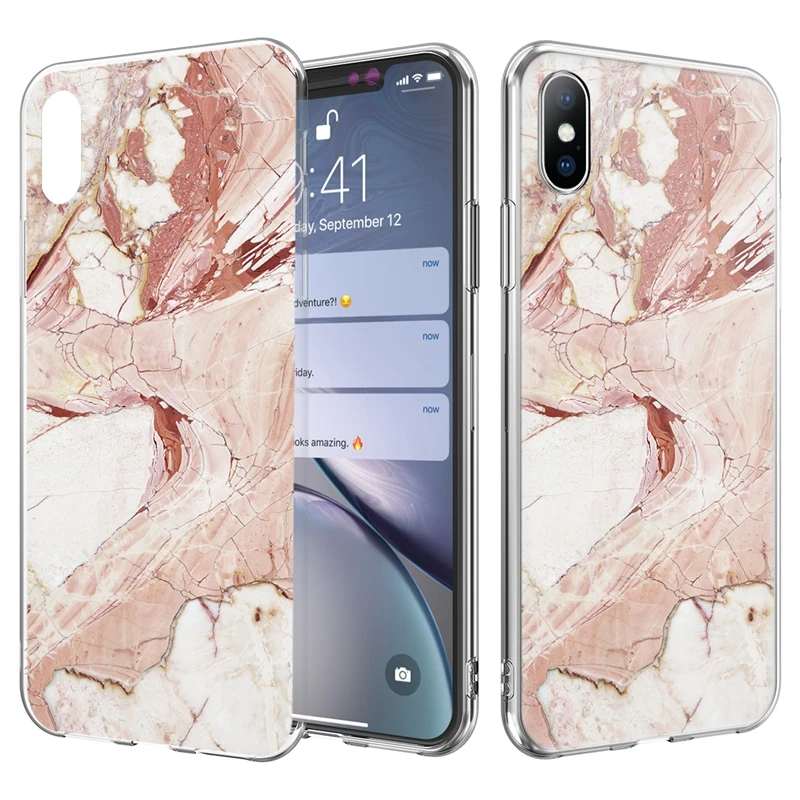 Lovebay marble, чехол для iPhone 5 5S SE для телефона 6, 6 S, 7, 8 Plus, XS Max, XR X, из мягкого ТПУ, ультратонкий, Griotte, модный чехол, чехол