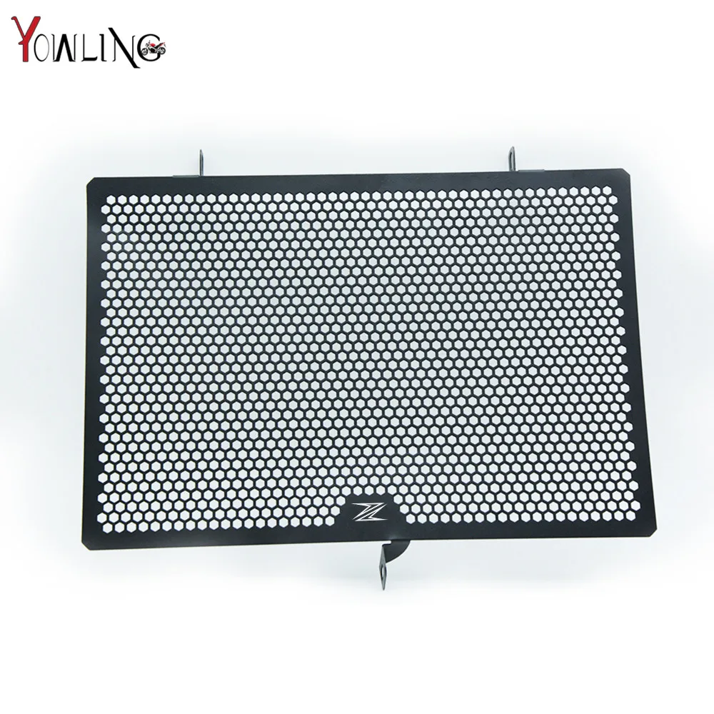 Black For Kawasaki Z800 Z1000 Z1000SX Z750 Motorbike Accessories Stainless Steel Radiator Grille Guard Cover Protector Z800 Z750