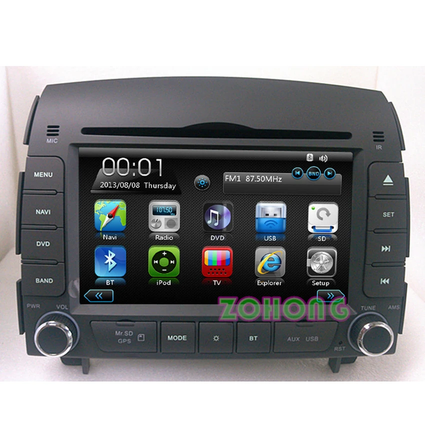 ZOHANAVI автомобильный dvd плеер gps навигация Авто Радио стерео для Hyundai Sonata NF YU XIANG 2004