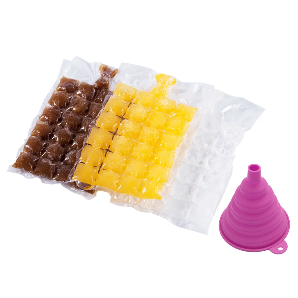 Многоразовый контейнер для льда холодильник Popsicle форма для льда для приготовления мороженых мешок от ОХЛАЖДЕНИЯ лед для напитков мешок Uice напиток дополнительная еда