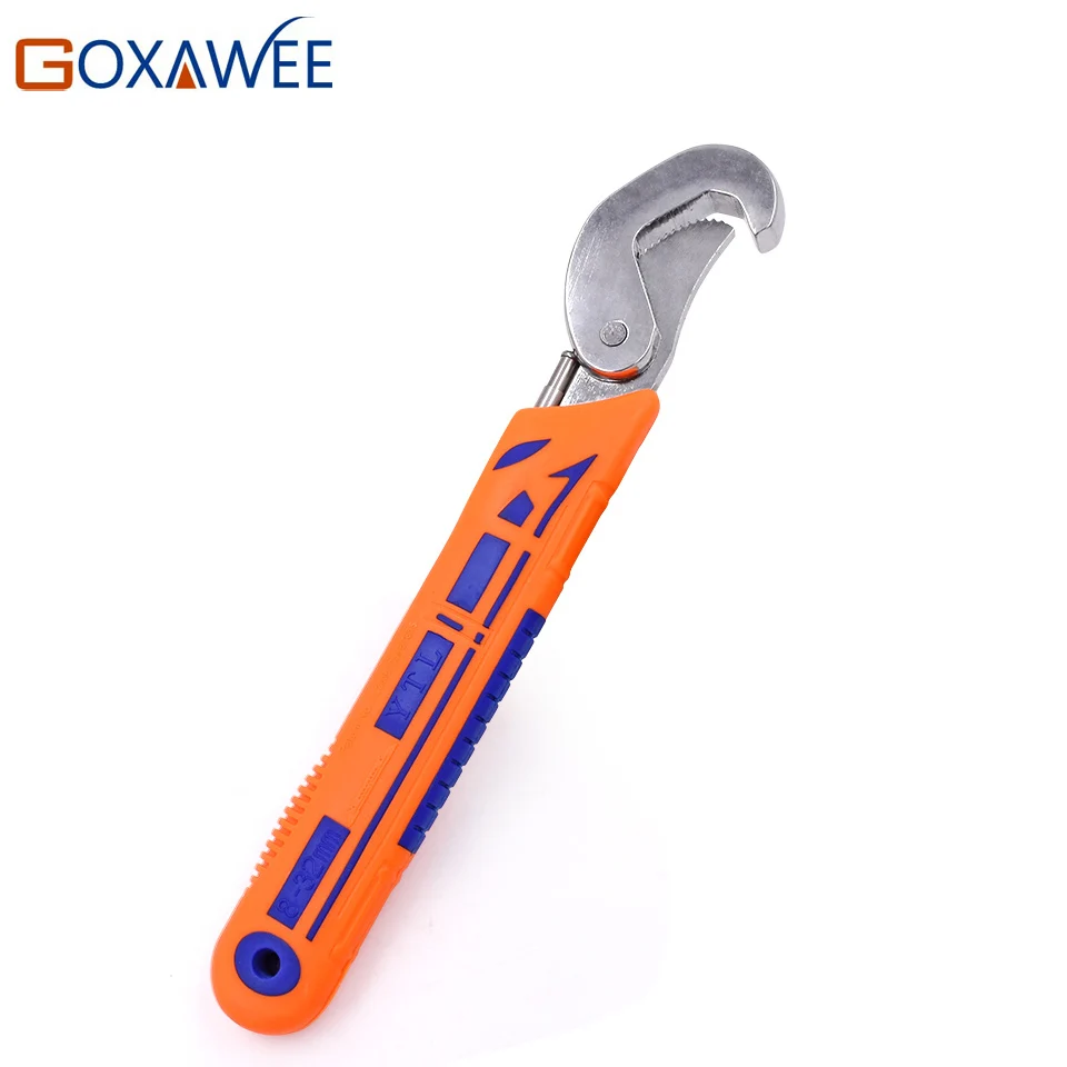 GOXAWEE 8-32mm Universal Head Wrench Adjustable Ratchet Wrench Spanner Hand Tools Wrench Set For Nuts Bolts Motorcycle Tools GOXAWEE 8-32mm Universal Head Wrench Adjustable Ratchet Wrench Spanner Hand Tools Wrench Set For Nuts Bolts Motorcycle Tools