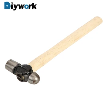 

DIYWORK Woodworking Practical Steel Hammer Multi-function Round Hammer Architectural Decoration Wooden Handle