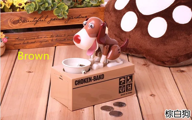 1Pc Cute Dog Model Piggy Bank Money Save Pot Coin Box Creative Gift