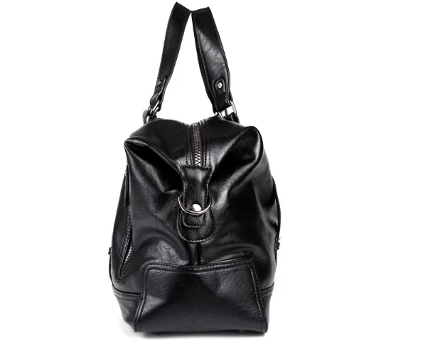 Высококачественная Мужская ретро деловая Дорожная сумка из искусственной кожи, простая Большая вместительная переносная многофункциональная крутая Мужская багажная сумка L268