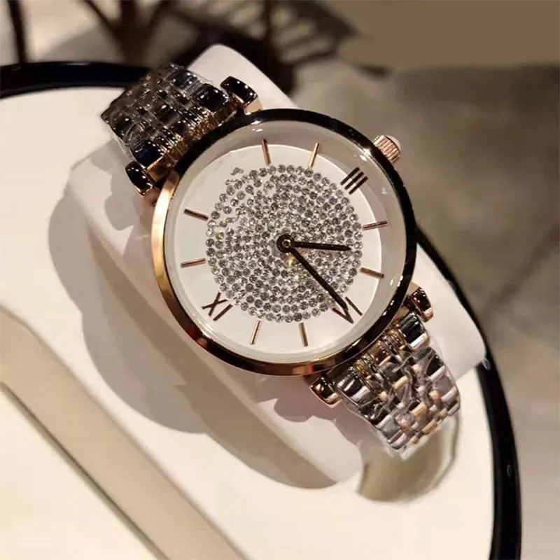 

NEW Fashion Women Watch Famale Diamond Clock Shiny Sky Star Casual Wrist Watch Ladies Quartz Watch