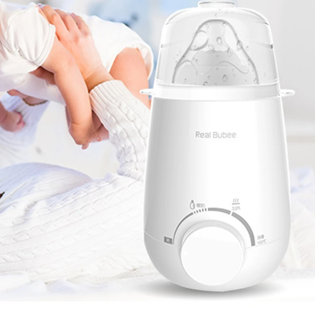 

Real Bubee 220V Electric Baby Bottle Warmer Sterilizers Milk Food Multifunction Infant Feeding Heater Include 1x EU Plug Adapter