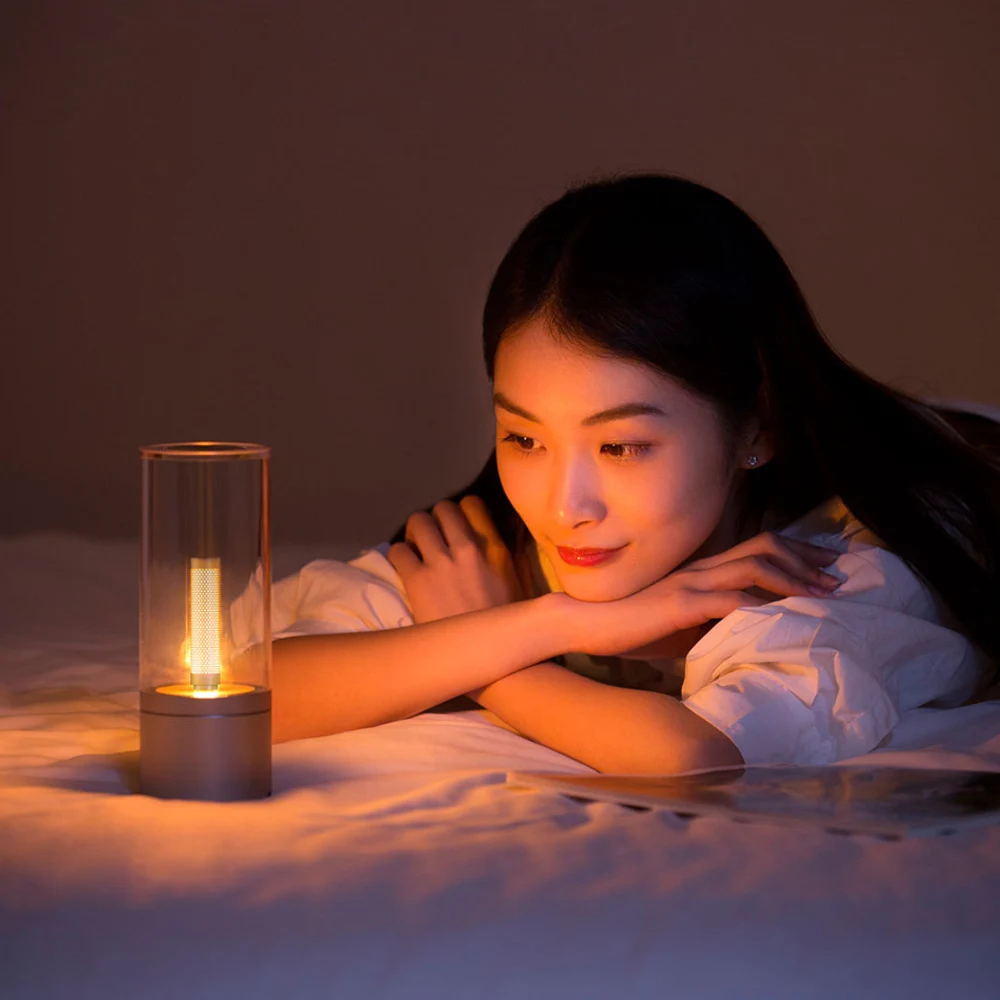 Для Xiaomi Yeelight Smart Candle светодиодный настольный USB светильник Mijia приложение управление перезаряжаемый стол для чтения спальня атмосферная лампа