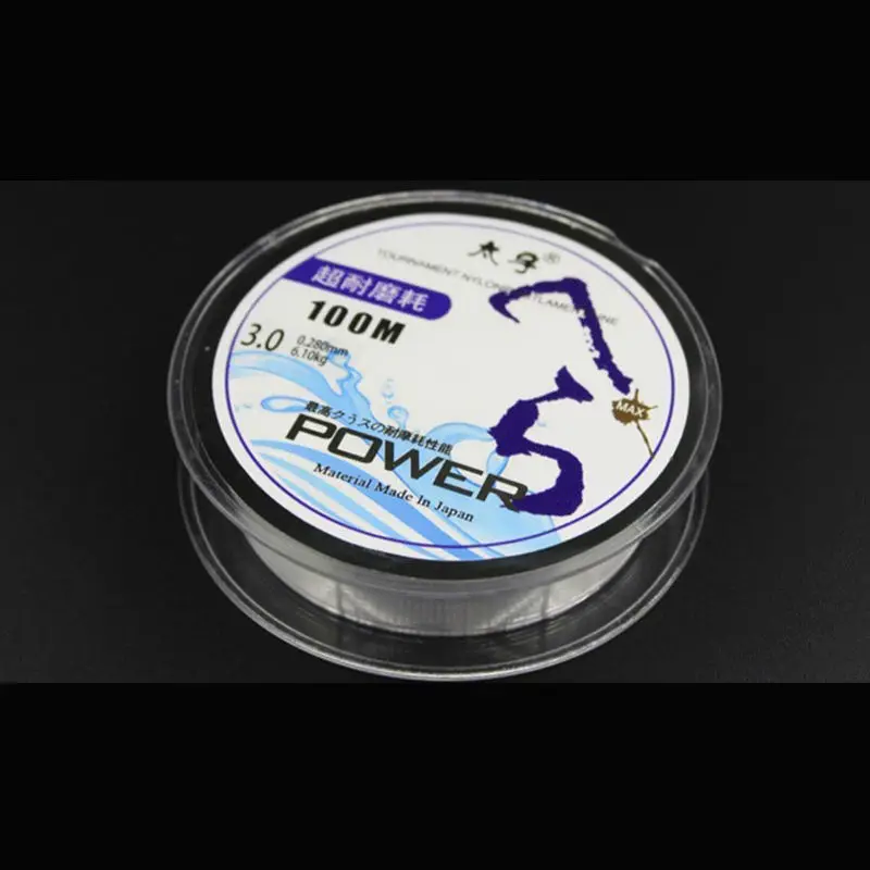 100M Nylon Super Strong Fishing Line Monofilament Peche Pesca Main Line