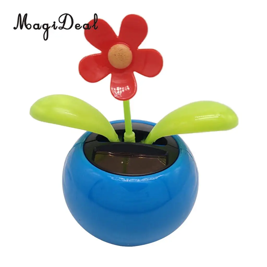 Solar Powered Insect Flower Sunflower Dancing Swing Doll   Toy Home Decor Car Ornament Flowerpot Figure Gifts