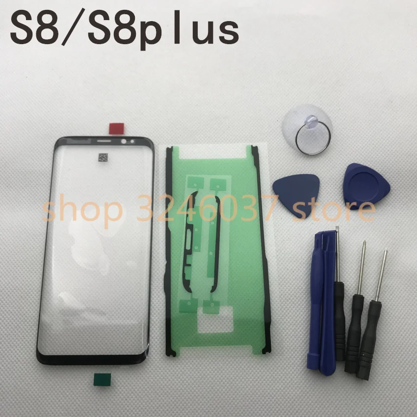 Оригинальный Внешний стеклянный объектив s8 edge Замена для Samsung Galaxy G950 S8 plus g955