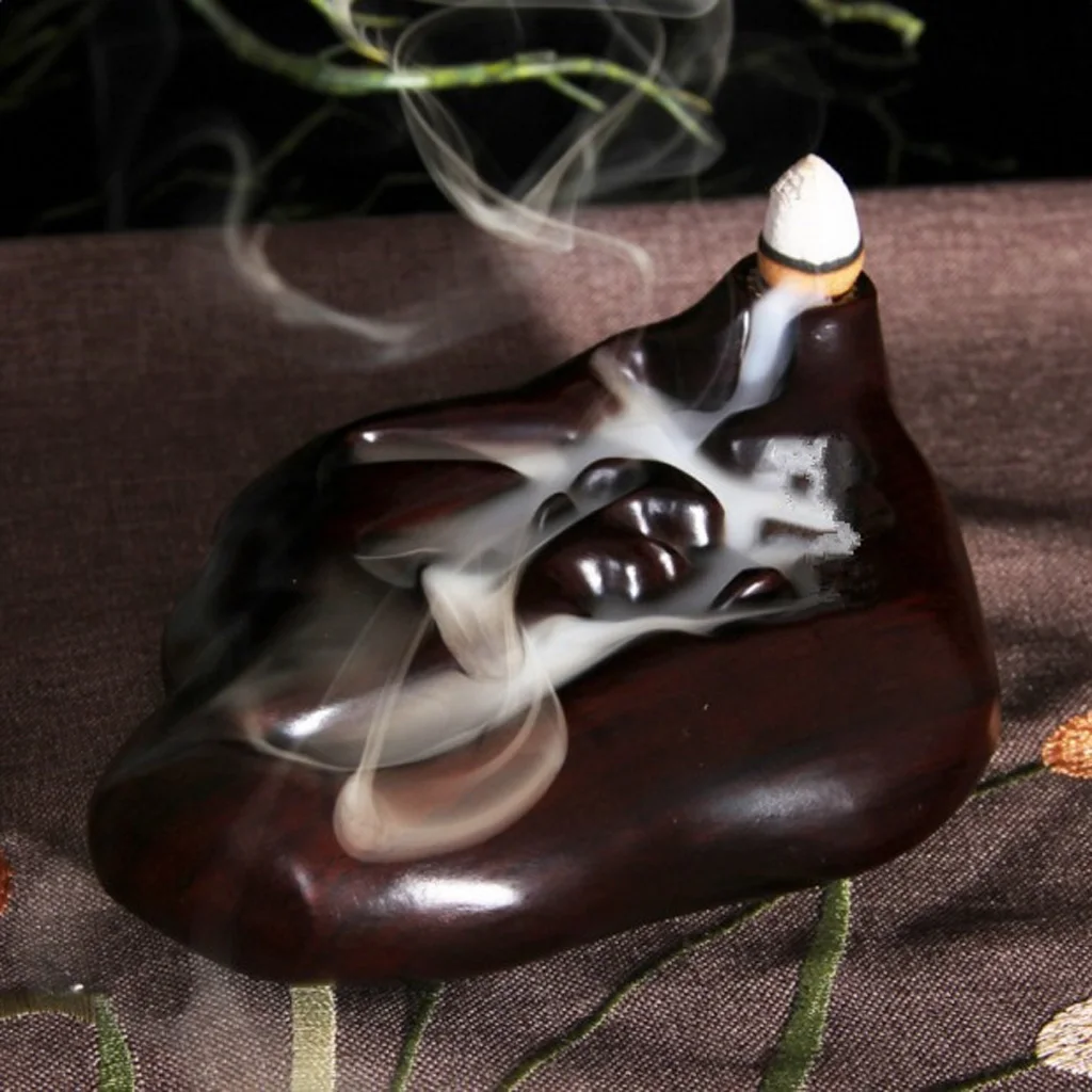 80Pcs Backflow Incense Cones Natural Incense Cone Incense for Home Patio Office Yoga Meditation Room Hotels Business Clubs