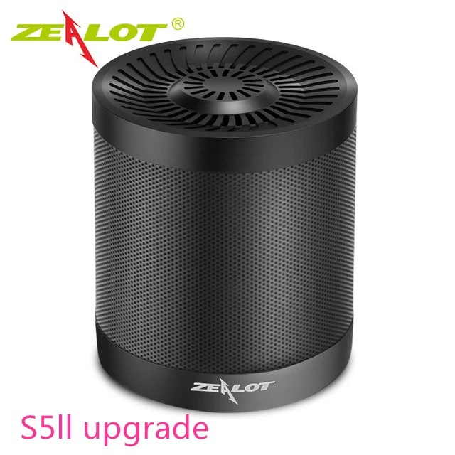 ZEALOT S5 2 Портативный беспроводной Bluetooth динамик стерео сабвуфер TF карта USB флэш