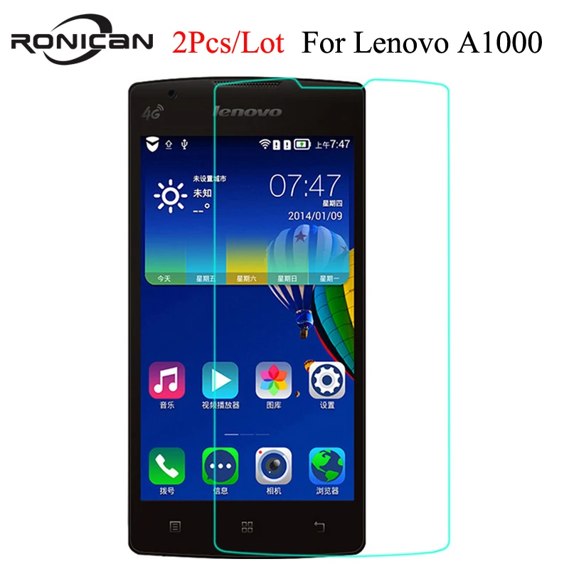 2 шт./лот для Lenovo A1000 A 1000 A2800 A2800-D 2800 взрывозащищенное противоударное стекло пленка