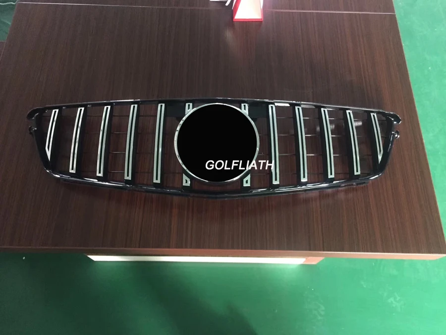Стиль W204 GT GTR решетка для Mercedes W204 C Класс передний бампер гоночная решетка C180 C200 C250 C300 модный вид 2007