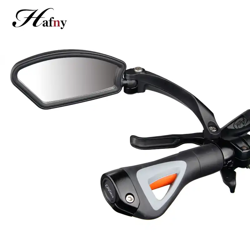 Cycling bike bicycle rear view mirror handlebar flexible safety rearview Hs WH