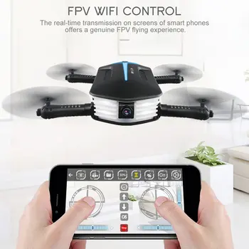 

JJRC H37 Mini Baby Elfie Selfie 720P WIFI FPV Altitude Hold Headless Mode G-sensor RC Drone Quadcopter Helicopter RTF Foldable
