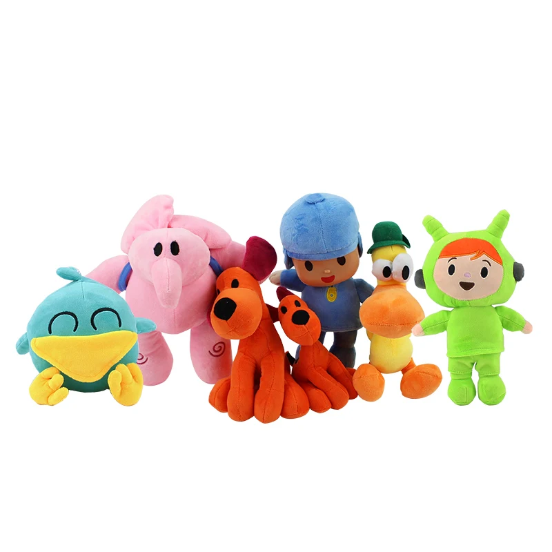 14 см-30 см мультфильм Pocoyo Elly Pato утка слон Loula Nina Sleepy птица Мягкие плюшевые игрушки мягкие куклы для детей Подарки