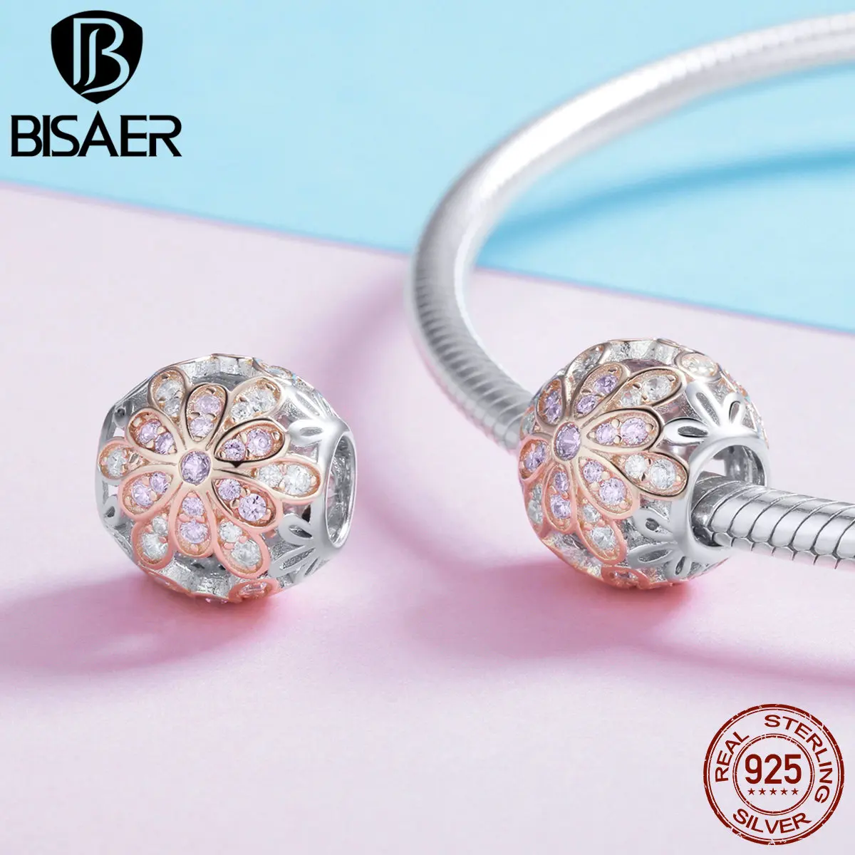 Женский серебряные бусины 925 пробы Bijoux HSC922 новинка 2019|Бусины| |