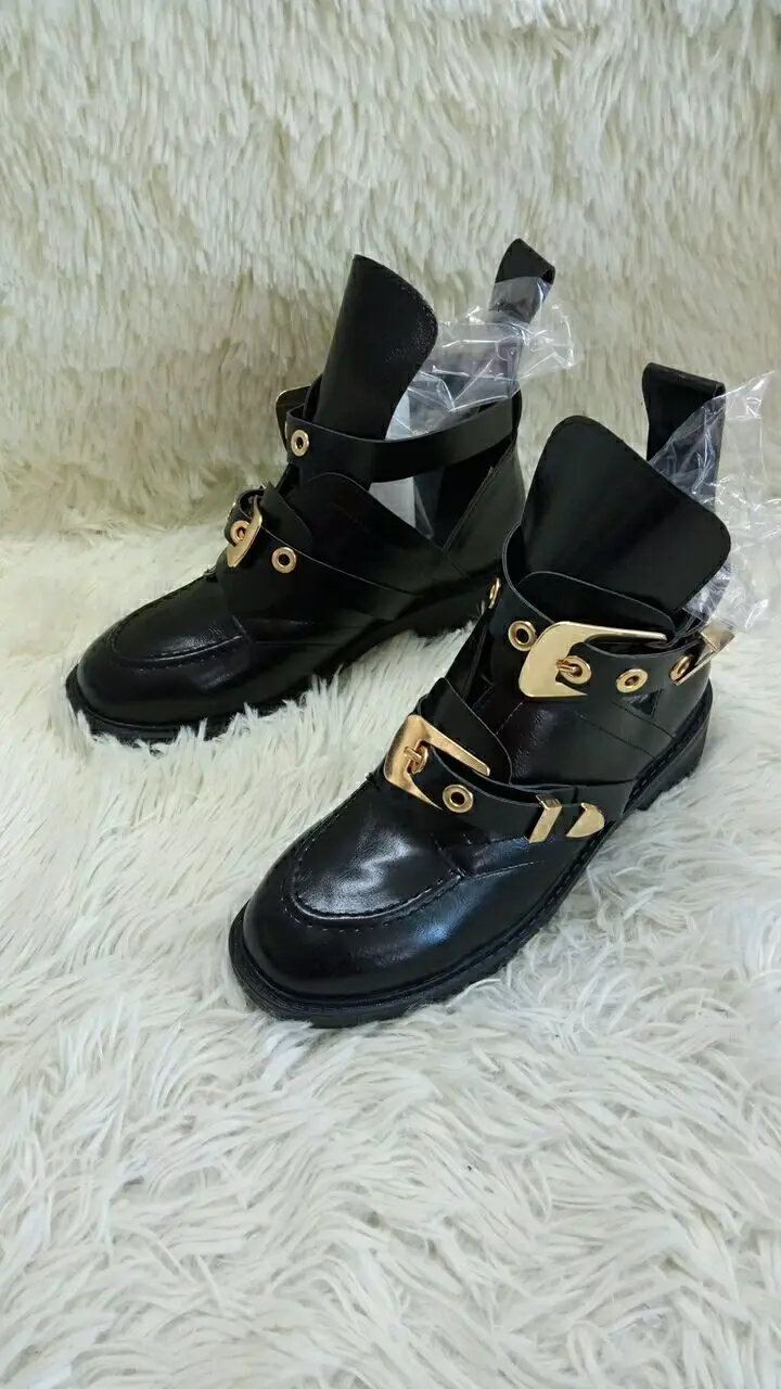bottines style motard