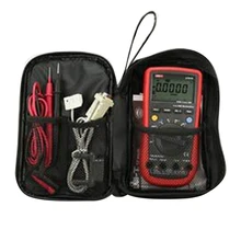 Прочный водонепроницаемый инструмент сумка мультиметр черная Холщовая Сумка для UT61 серии цифровой мультиметр ткань 20*12*4 см