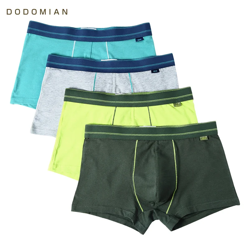 Трусы мужские Боксеры мужские Дышащие нижнее белье хлопок для мужчин Мужские трусы шорты Мужские сплошной цвет трусики Мужские боксеры Молодой модный боксер трусики плюс размеры L-4XL Высокое качество 4 шт/упаковка
