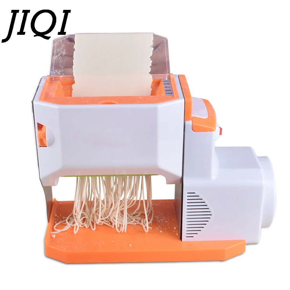 

JIQI Electric Noodles Pressing Machine Commercial Stainless steel Automatic Manual Pasta Maker Dough Dumpling Spaghetti Cutter