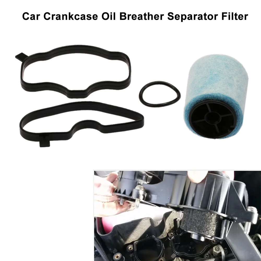 

For BMW E46 E39 X5 E35 Car Crankcase Oil Breather Separator Filter 11127793163