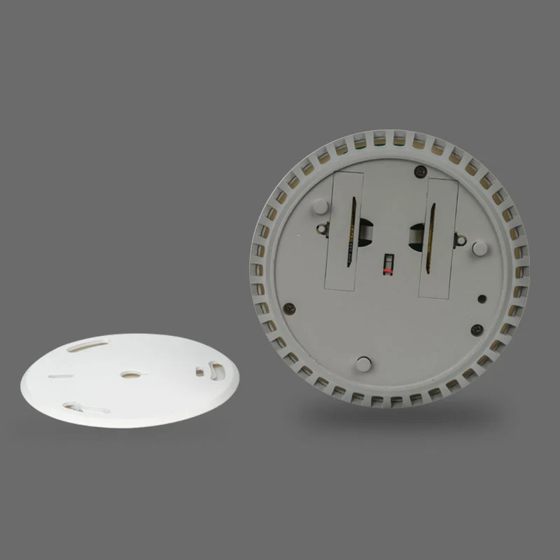 Home security Standalone Smoke Detector Low-consumption Strobe buzzer inside long life battery Fire sensor EN 54-7 ceiling alarm