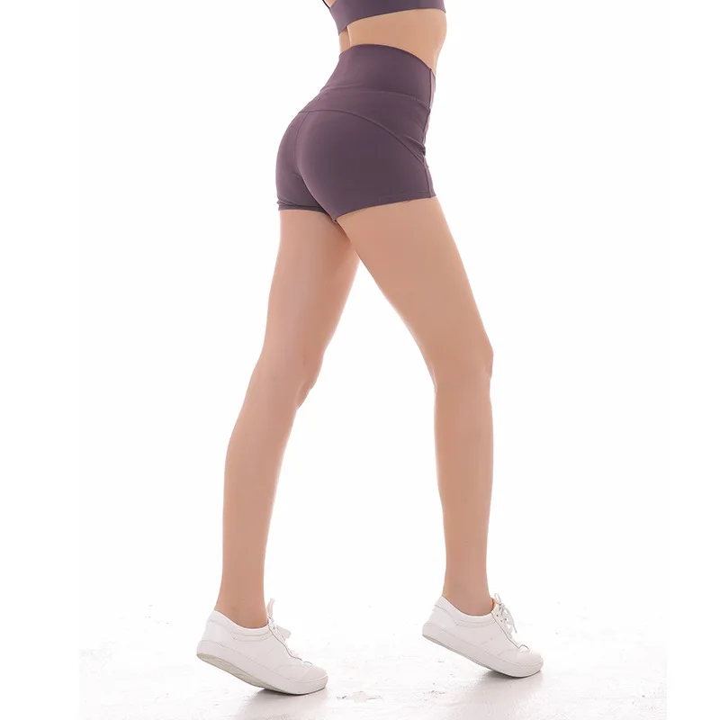 comprar NWT 2018 Eshtanga Shorts Dos Esportes das mulheres Yoga high rise shorts acabando quick dry Calções de treinamento exercício workout estiramento