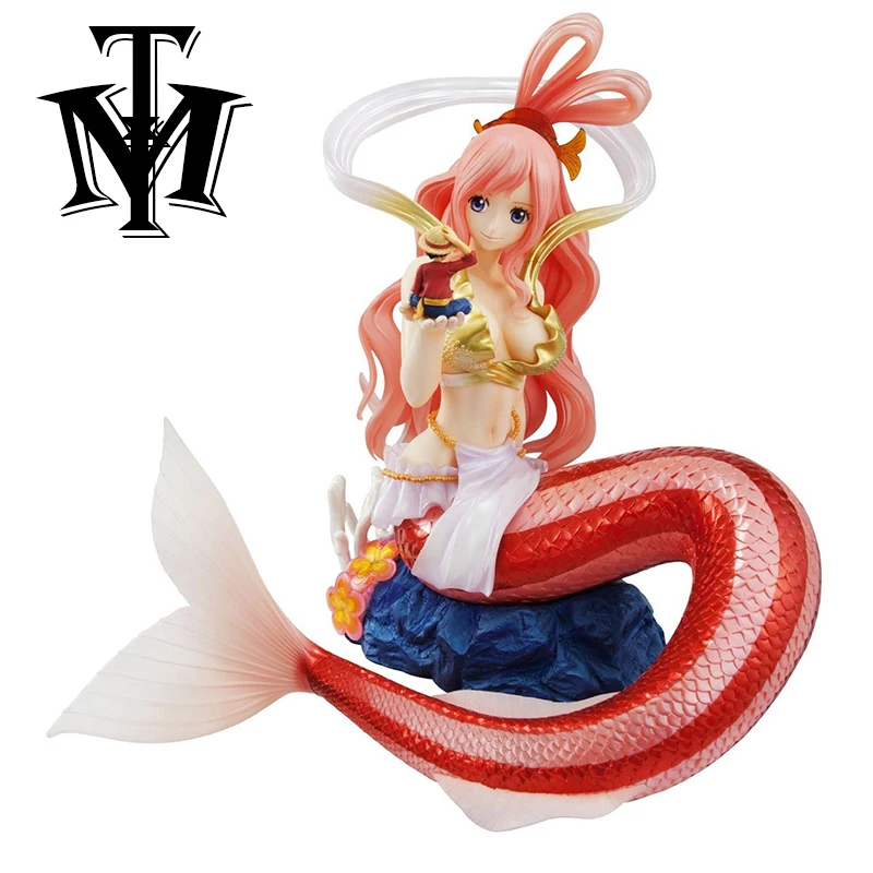 

Sexy Cute Anime Figure kids Toy One Piece Shirahoshi New World Mermaid Princess Doll Collectible Model Brinquedos original box