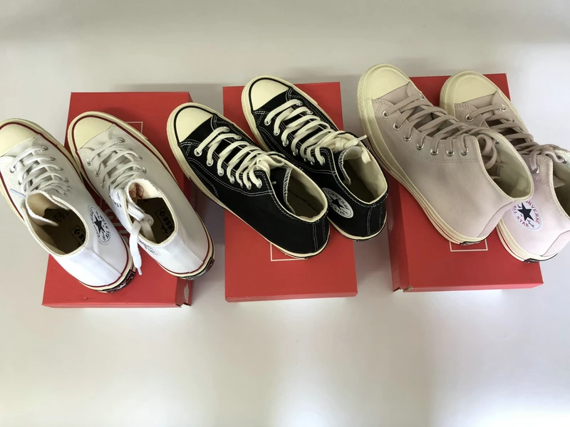 1970 s Converse Оригинальные кроссовки all star Винтажная обувь в стиле ретро; классические унисекс для мужчин и женщин; обувь для скейтборда, кроссовки 160492C