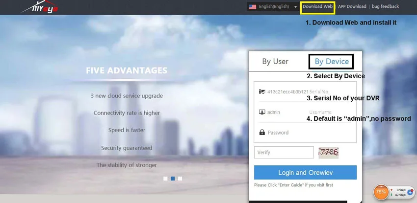DVR NVR p2p view 1