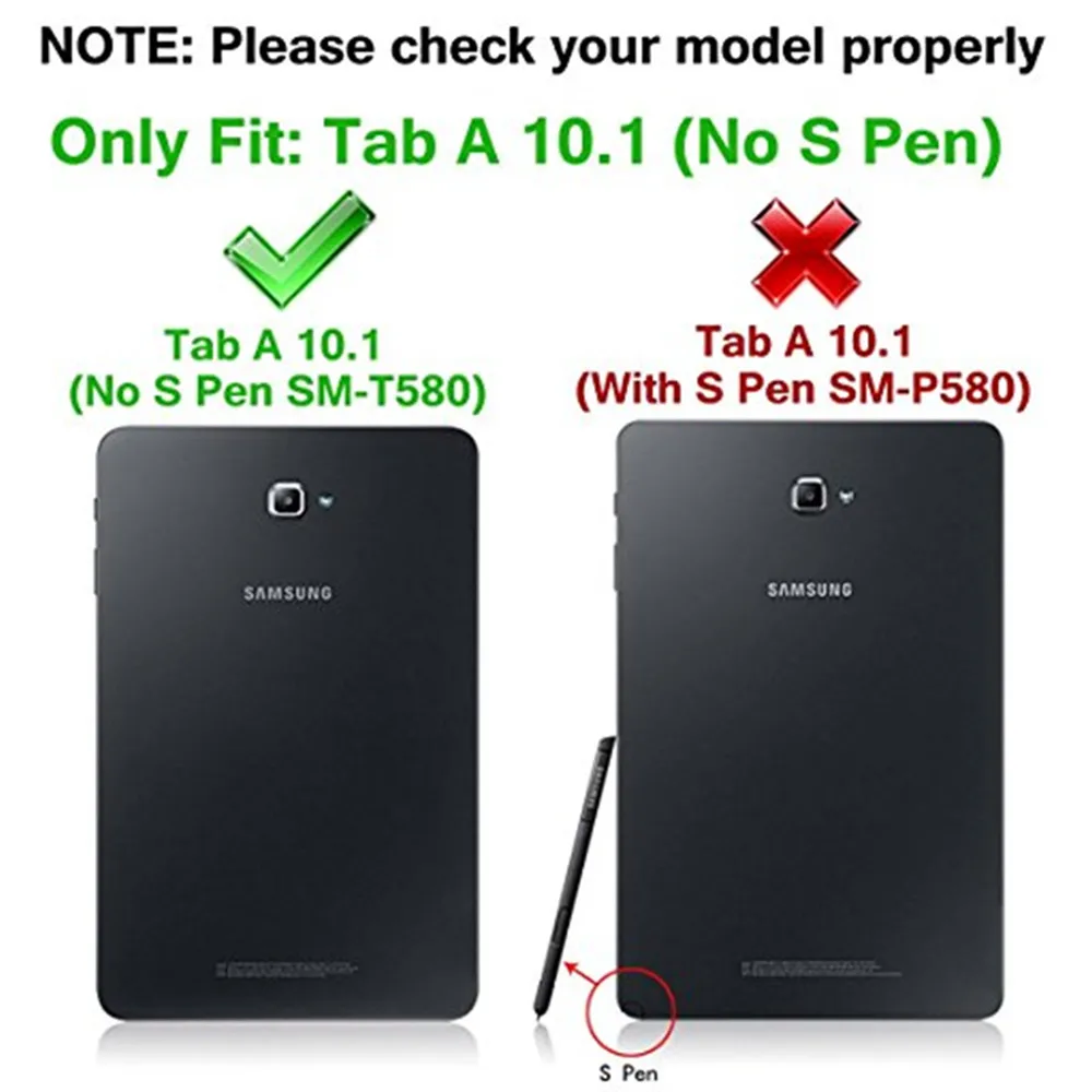 Чехол для Samsung Galaxy Tab A 10,1 T580 T585 дети Безопасный ударопрочный каучук чехол для полной защиты для SM-T585 Защитная пленка для экрана+ ручка