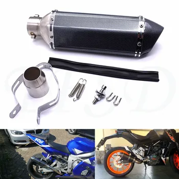 

Universal 36 51mm motorcycle modified Akrapovic exhaust pipe muffler For Kawasaki ZX7R ZX9 ZX1100 ZRX1100 ZZR1200 ZG1000 Z800