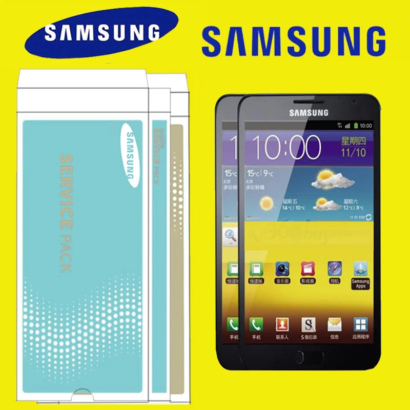 

ORIGINAL 5.3'' SUPER AMOLED LCD with Frame for SAMSUNG Galaxy Note 1 Display I9220 N7000 Touch Screen with SERVICE PACK