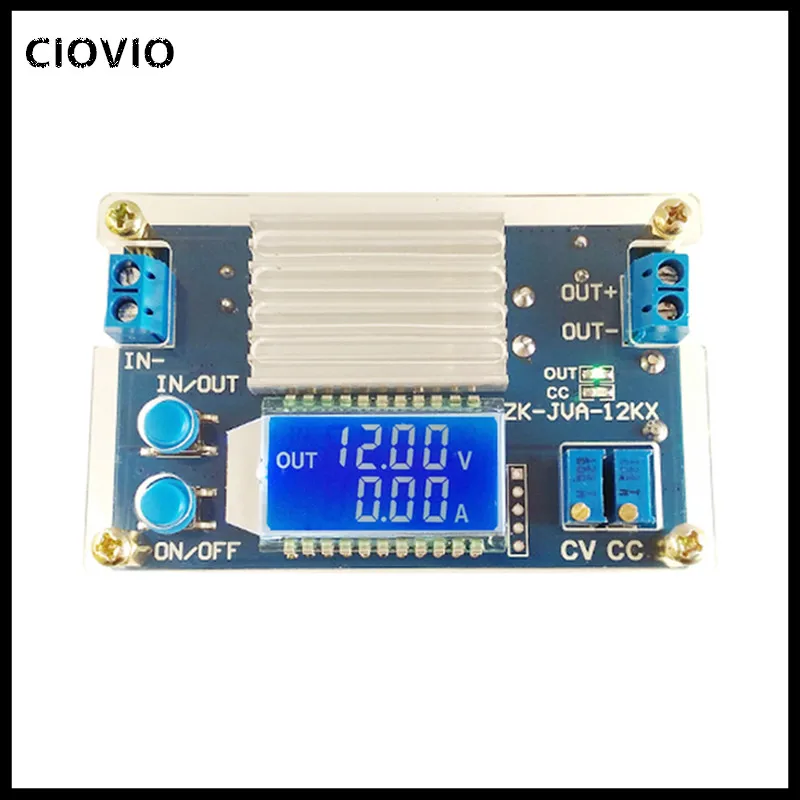 DC 0-32V 12A постоянный ток напряжения LCD цифровой дисплей тока Регулируемый