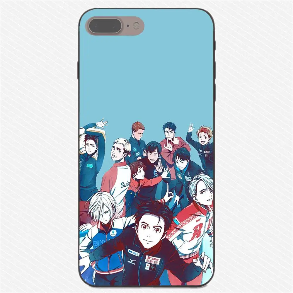 Чехлы из ТПУ для телефонов Xiaomi Redmi Note 2 3 4 4A 4X 5 5A 6 6A Plus Pro S2 Y2 Anime Skate Yuri On Ice