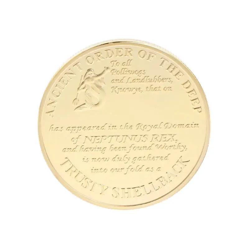 Позолоченный сплав памятная монета море моряк лошадь коллекция монет Искусство Подарки ремесла Серебро Золото Сувенир коллекционный домашний декор