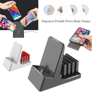Portable Power Bank Charger 1 Charging Station and 4 Charging Packs portable charging for phone poverbank External Battery Bank