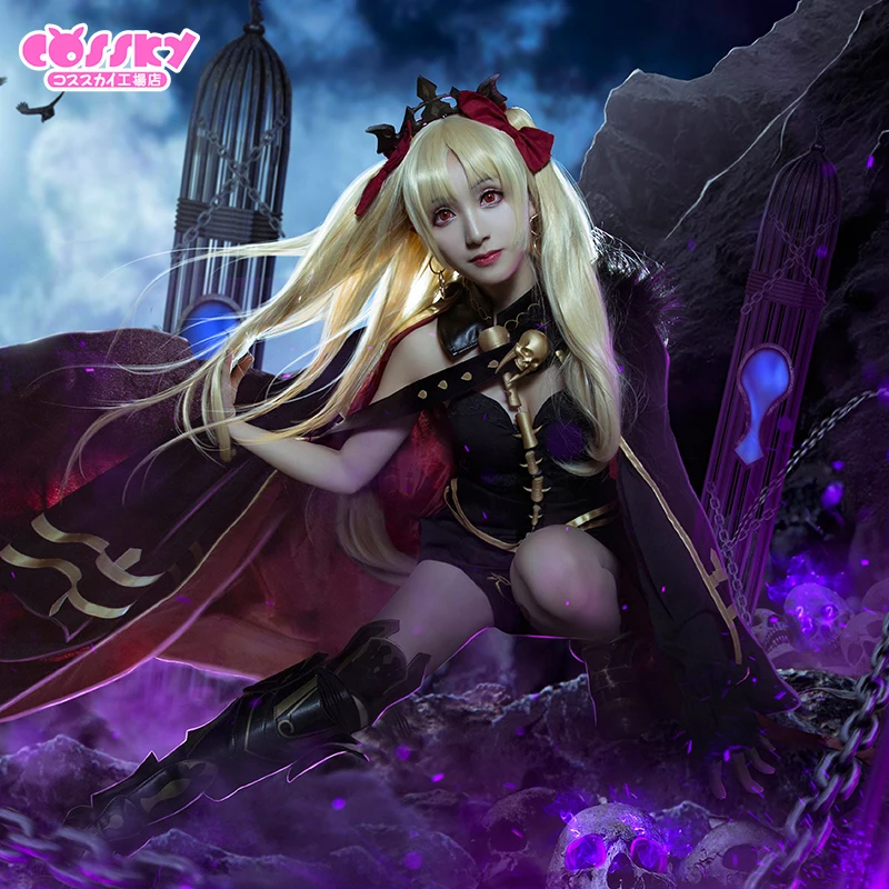 

Fate/Grand Order Ereshkigal Luxuriant Cloak Dress Embroidered Pattern Uniform Cosplay Costume For Halloween