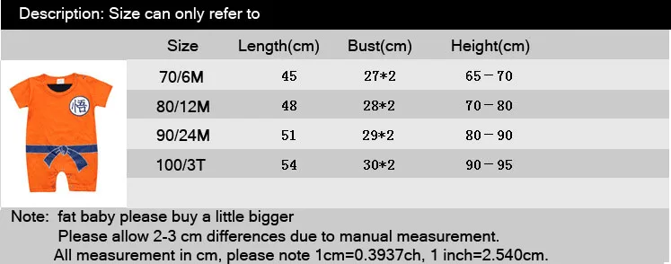 Детские комбинезоны «Жемчуг дракона»; Одежда для новорожденных мальчиков; комбинезон для малышей «Сон Гоку»; костюмы на Хэллоуин для маленьких мальчиков и девочек