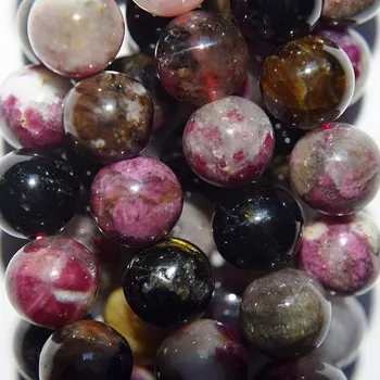 

Genuine Tourmaline Round beads 8 mm - Full Strand 16", 50 beads, A-Quality