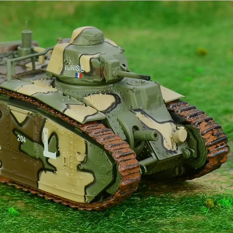 Предварительно построенный 1/72 масштаб Char B1 французский средний танк пробиваемый автомобиль Хобби Коллекционная готовая пластиковая модель